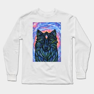 Galactic Wolf Long Sleeve T-Shirt